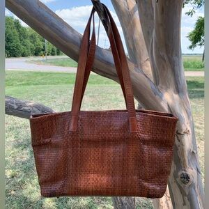 M. Montana brown leather bag/purse